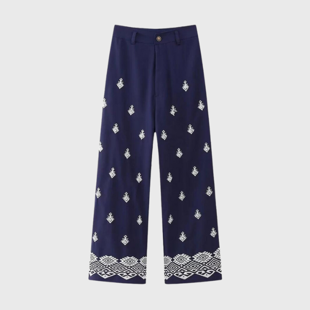 Pamela | Pantaloni a Gamba Larga