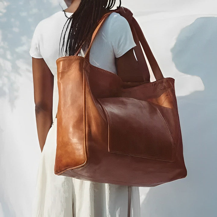 Aurora | Borsa a Spalla Vintage in Pelle