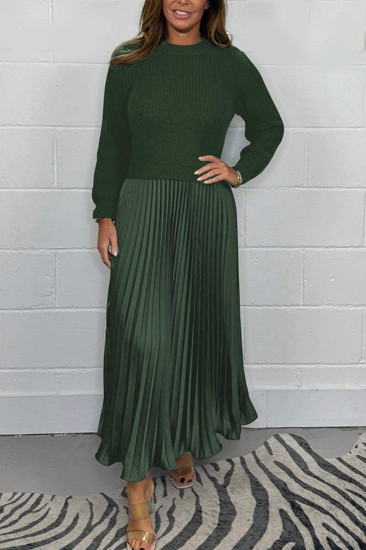 Natalia | Maglione donna a maniche lunghe con fondo plissettato